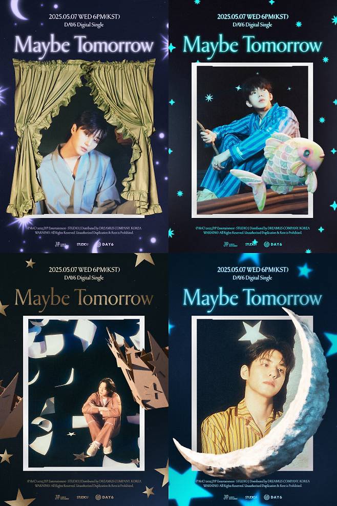 데이식스 개별 포스터(사진=JYP엔터테인먼트)