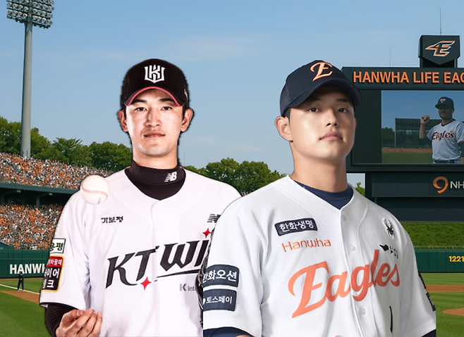 26일 선발 투수 KT 고영표, 한화 문동주