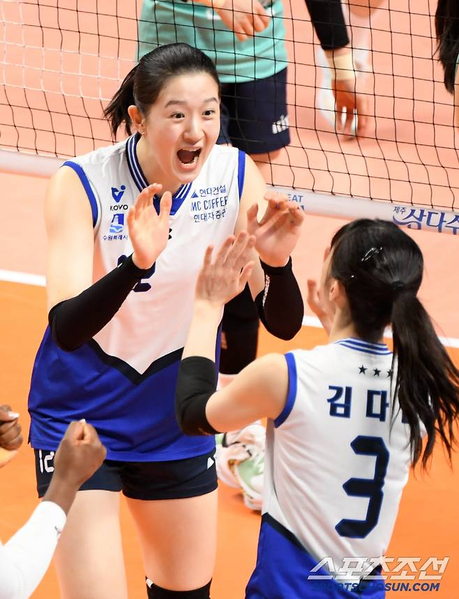 현대건설 시절 이다현. 박재만 기자 pjm@sportschosun.com