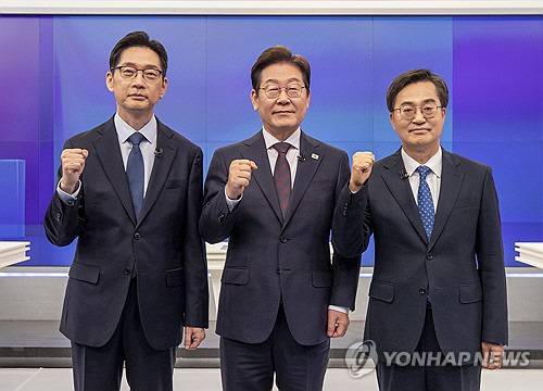 더불어민주당 대통령 경선 후보들(사진=연합뉴스)