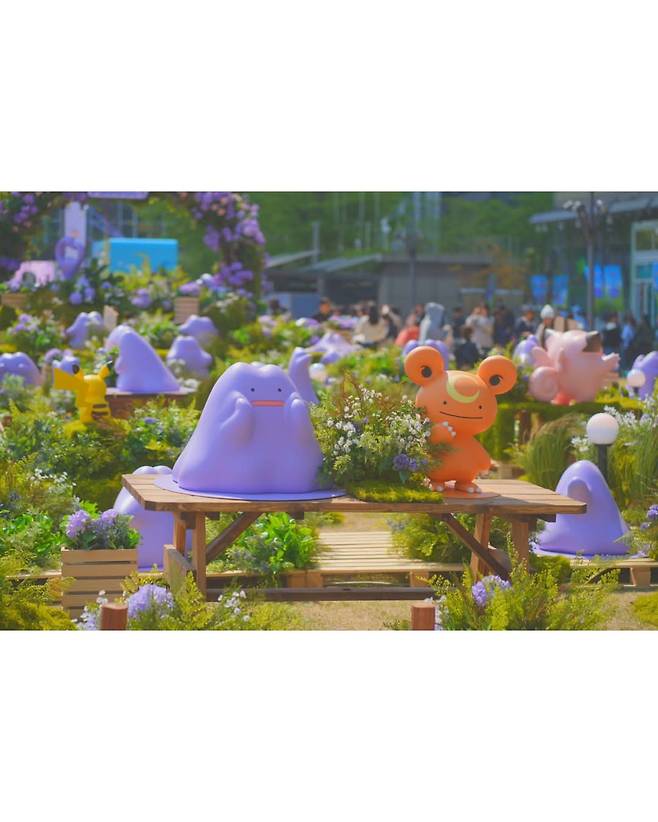 석촌호수 메타몽 근황