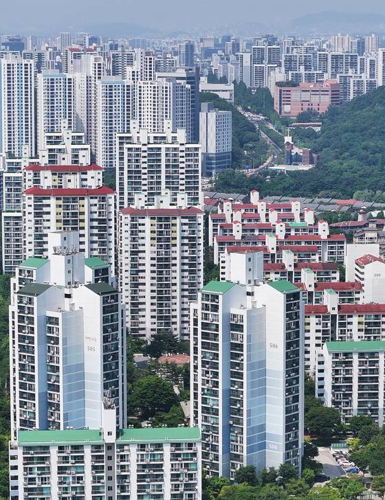 경기도 성남시 분당신도시 전경. [연합뉴스]