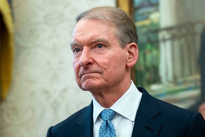 지난 24일 미국 증권거래위원회(SEC) 위원장에 취임한 폴 앳킨스.  사진=연합뉴스