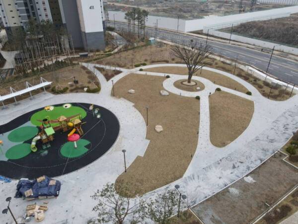 고양장항지구에 들어서 있는 공원 전경. LH경기북부지역본부 제공