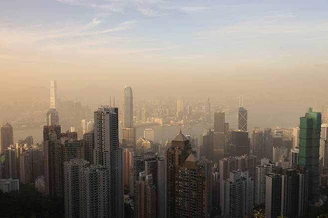 홍콩 전경 [로이터]