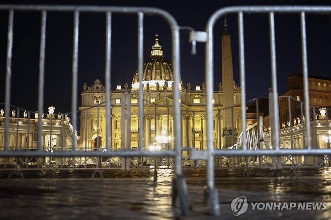 프란치스코 교황 일반 조문 종료 [AFP 연합뉴스. 재판매 및 DB 금지]