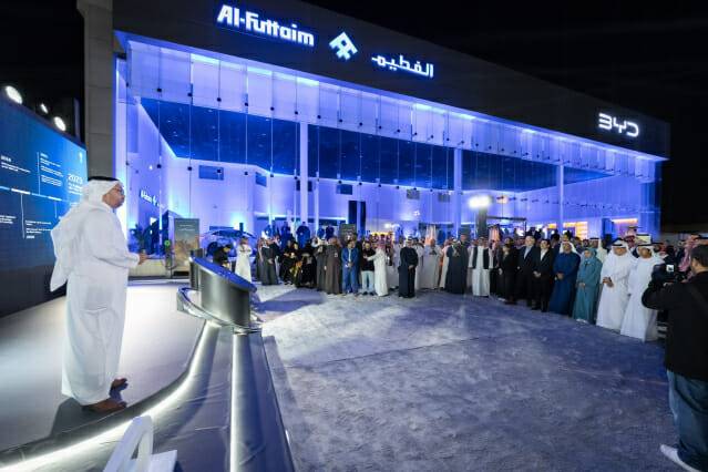 사우디 담맘 BYD 매장 오픈 행사 (사진=BYD KSA)