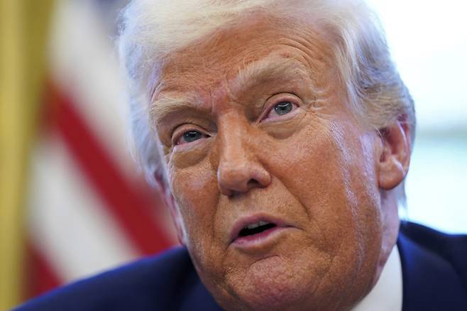 도널드 트럼프 미국 대통령. AP연합