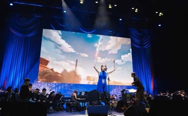 승리의 여신:니케 오케스트라 콘서트 현장 모습. [공식 유튜브 캡처]