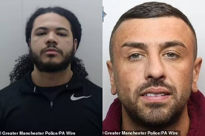 라힘 모틀리(왼쪽)와 조쉬 웰런(오른쪽). (사진=영국 데일리메일 캡처) *재판매 및 DB 금지