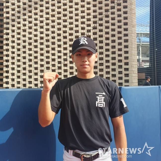 광주일고 김성준. /사진=김동윤 기자