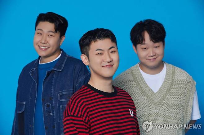 '피식대학' 멤버들 왼쪽부터 이용주, 김민수, 정재형. [메타코미디 제공. 재판매 및 DB 금지]