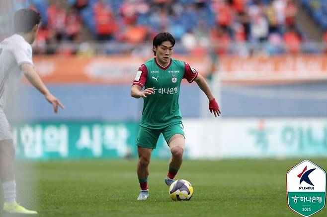 대전 강윤성. 사진 | 한국프로축구연맹