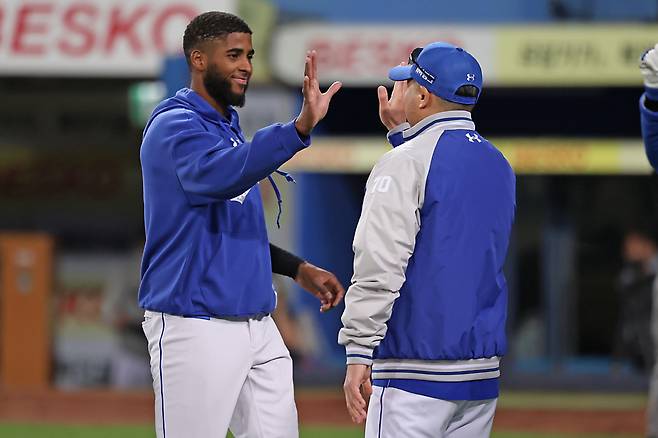 디아즈 박진만 감독. 사진제공=삼성 라이온즈