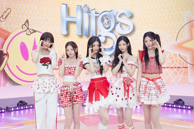 힛지스 멤버 비비, 이유, 서희, 혜린, 서진(왼쪽부터). 사진 제공=에이치뮤직엔터테인먼트
