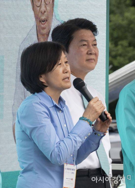 안철수 의원과 아내인 김미경 교수. 아시아경제 DB