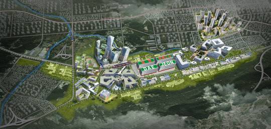 대전 나노·반도체 국가산업단지 후보지 조감도. 대전시 제공