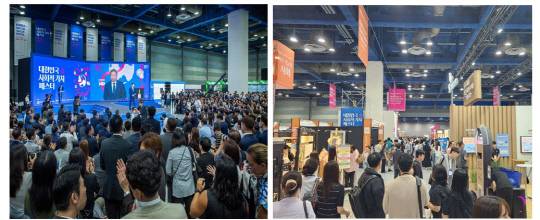 지난 24일 도쿄 시부야에 위치한 복합문화공간 '미야시타 파크'에 오픈한 마뗑킴 시부야점에서 고객들이 쇼핑을 하고 있다. 무신사 제공