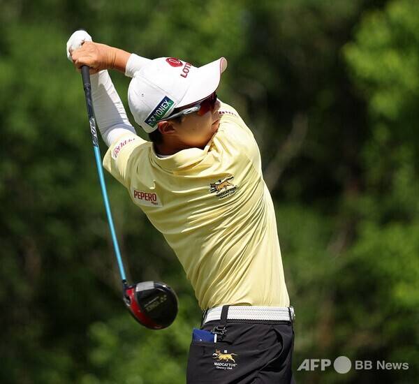 미국여자프로골프(LPGA) 투어 2025시즌 첫 메이저 대회 셰브론 챔피언십에서 우승 경쟁을 벌인 김효주 프로. 사진제공=ⓒAFPBBNews = News1