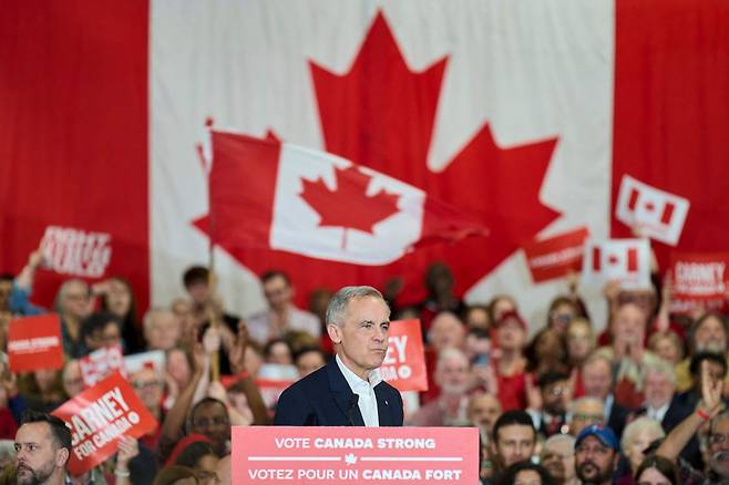 자유당 대표인 마크 카니 캐나다 총리. AFP연합뉴스