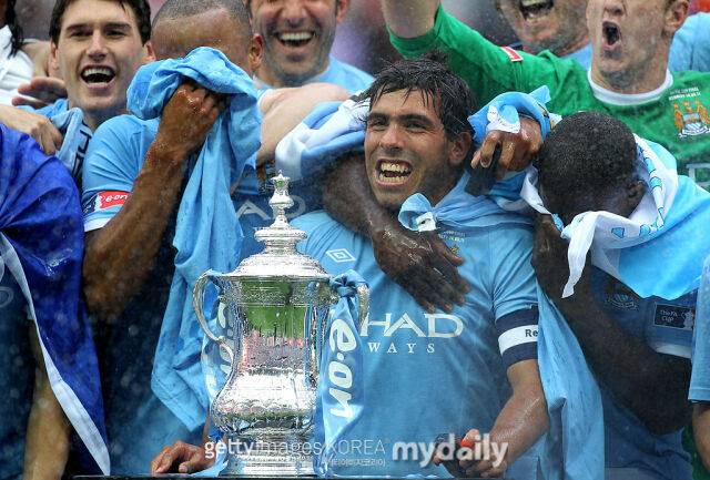 맨유와 맨시티에서 모두 뛴 마지막 선수는 득점왕 출신의 테베스이다. /게티이미지코리아