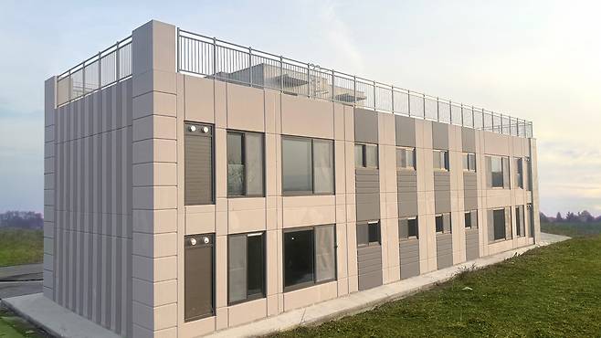 GS건설이 준공한 PC 공동주택 목업 사진.[GS건설 제공]