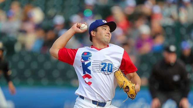 워싱턴 투수 최현일은 시즌 초반 부진한 투구로 더블A로 강등됐다. 그는 빠른 시일 내 제 궤도에 오르며 빅리그 데뷔를 이뤄낼 수 있을까. 사진은 다저스 마이너리그 시절 최현일. 마이너리그 공식 홈페이지