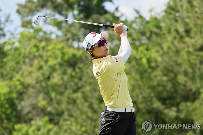 김효주의 최종 라운드 경기 모습 [게티이미지/AFP=연합뉴스]