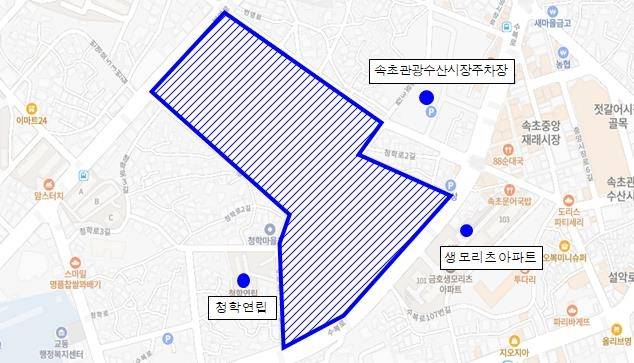 속초시 지적 재조사 사업 [속초시 제공. 재판매 및 DB 금지]