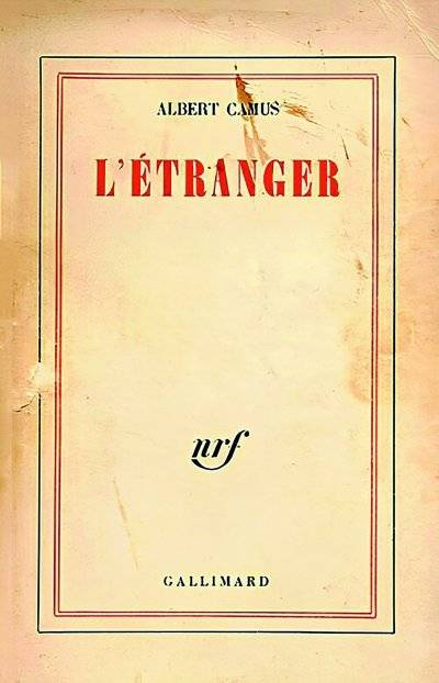 ‘오늘 엄마가 죽었다’는 첫 문장으로 유명한 카뮈의 ‘이방인’ 표지. 사진 출처 위키피디아