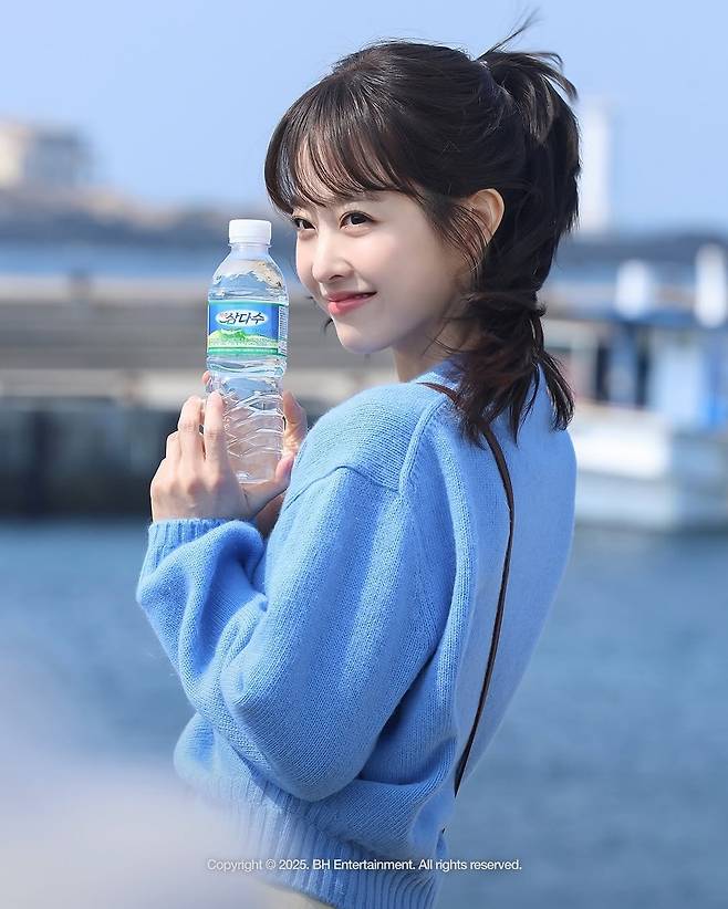 박보영 삼다수 광고 비하인드 사진