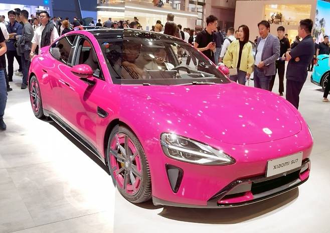 샤오미 SU7 사진=상하이, 육동윤 글로벌이코노믹 기자