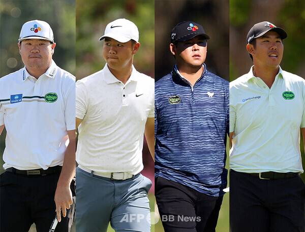 2025년 미국프로골프(PGA) 투어 더 CJ컵 바이런 넬슨 대회에 출전하는 임성재, 김주형, 김시우, 안병훈 프로. 사진제공=ⓒAFPBBNews = News1