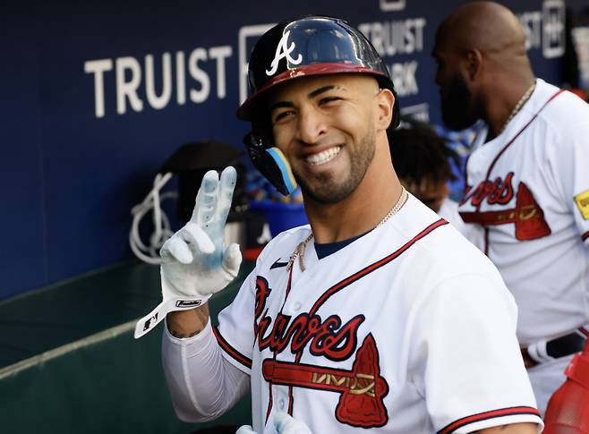 <yonhap photo-2669="">애틀랜타 시절의 에디 로사리오. [UPI=연합뉴스]</yonhap>