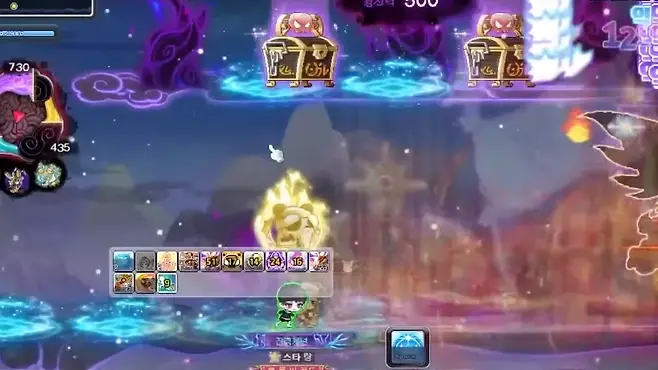 ▲ 익스트림 카링 최초 격파 당시 컨트롤 하이라이트