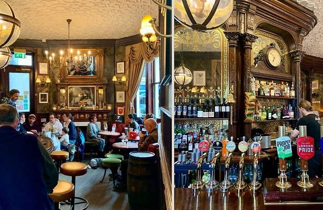 하이드 파크 앞 '더 빅토리아 펍' 내부 / 사진. ⓒ조민선