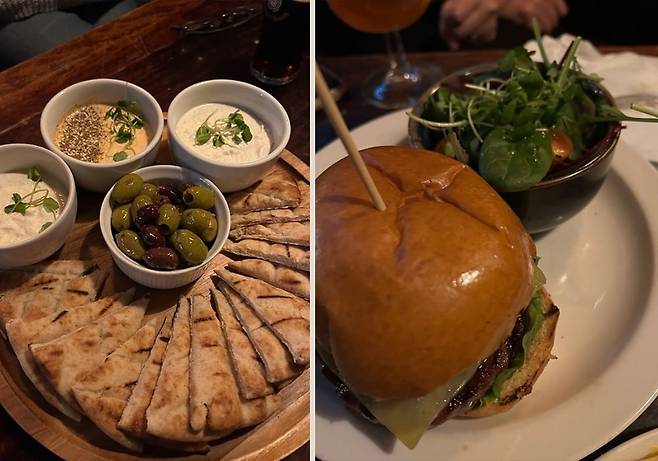 디 올드 체셔 치즈(The-Old-Cheshire-Cheese) 안주 / 사진. ⓒ조민선