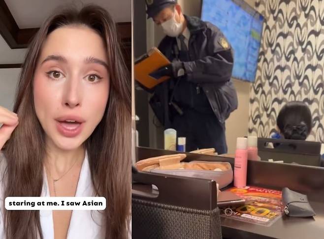 일본의 한 체인 호텔에 홀로 숙박한 외국인 여성이 침대 아래 숨어 있던 낯선 남성을 발견해 현지 경찰을 부른 사연이 공개됐다. /사진=나탈리야 호멘코 인스타그램