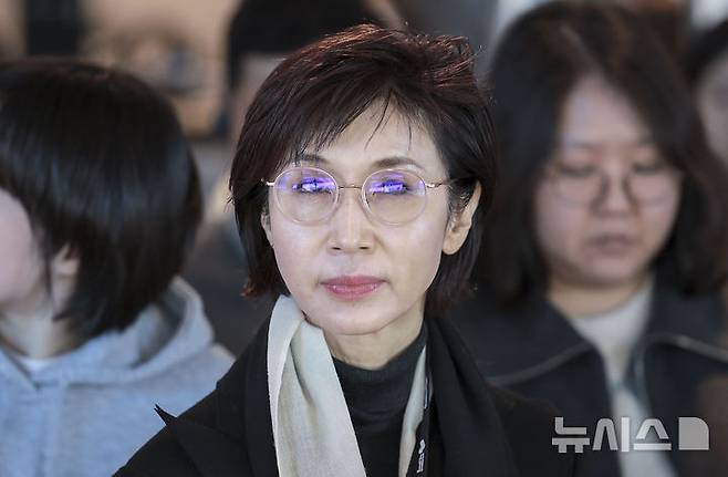 [서울=뉴시스] 노소영 아트센터나비 관장이 지난해 11월 22일 서울 종로구 아트코리아랩에서 열린 2024 아트코리아랩 페스티벌에서 참석해 있다. (사진=뉴시스DB). 2025.04.29. photo@newsis.com