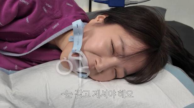 먹방 유튜버 쯔양이 건강 검진 결과를 공개했다.&nbsp;유튜브 채널 ‘쯔양밖정원’ 캡처