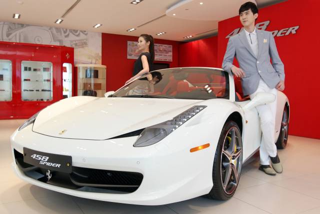 페라리 458 스파이더. 뉴스1
