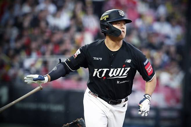 KT 강백호가 29일 1군에 복귀했다. 사진제공｜KT 위즈