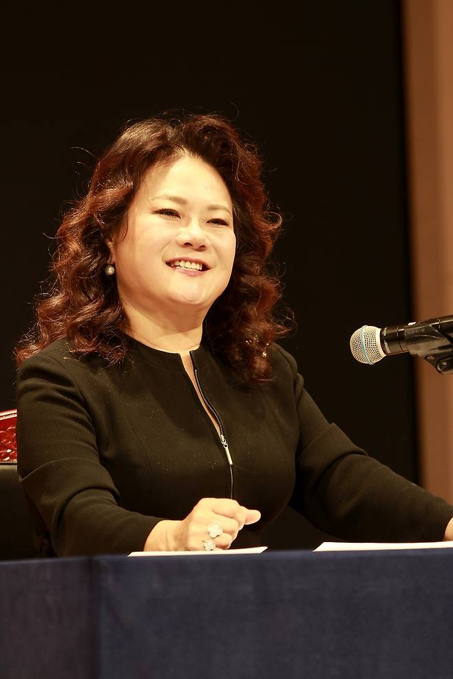 피아니스트 서혜경 60주년 기념 리사이틀 기자회견 피아니스트 서혜경이 29일 푸르지오 아트홀에서 열린 60주년 기념 리사이틀 기자회견에서 발언하고 있다. 2025.04.29. [라음아트&컴퍼니 제공. 재판매 및 DB금지]