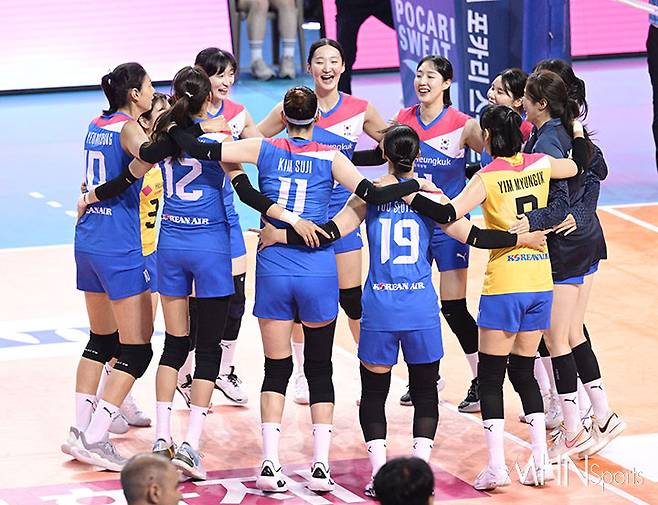 지난해 열린 KYK 인비테이셔널에서 팀대한민국이 기뻐한다