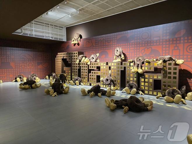 가나초콜릿 출시 50주년을 맞아 특별전시회 아뜰리에 가나를 진행한다. 롯데웰푸드는 29일 미디어 사전 공개 행사를 진행했다. ⓒ News1 이형진 기자