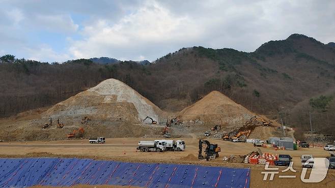 충북 영동군 양강면 일대 영동양수발전소 공사 현장 /뉴스1