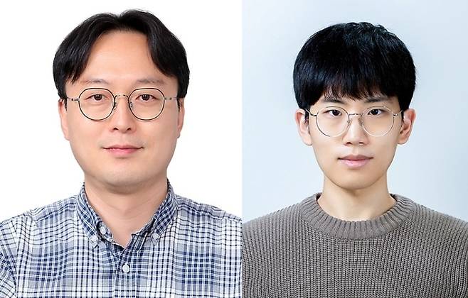 김승준 교수, 오정석 박사과정생(왼쪽부터).