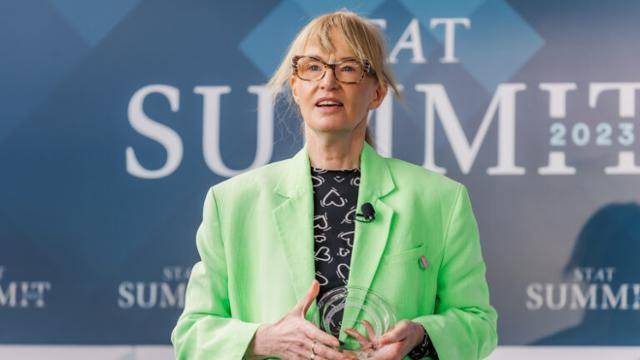 2023년 미국에서 열린 한 헬스케어 행사에 참석한 로테 비예르 크누센 노보 노디스크 수석 과학고문. 노보 노디스크 제공