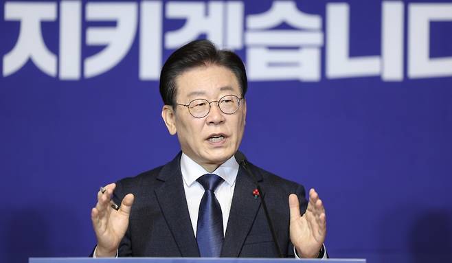 이재명 더불어민주당 대선후보 자료사진.