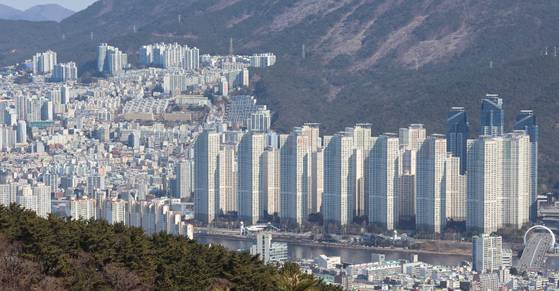 부산 해운대구 일대 아파트 단지. 사진 연합뉴스